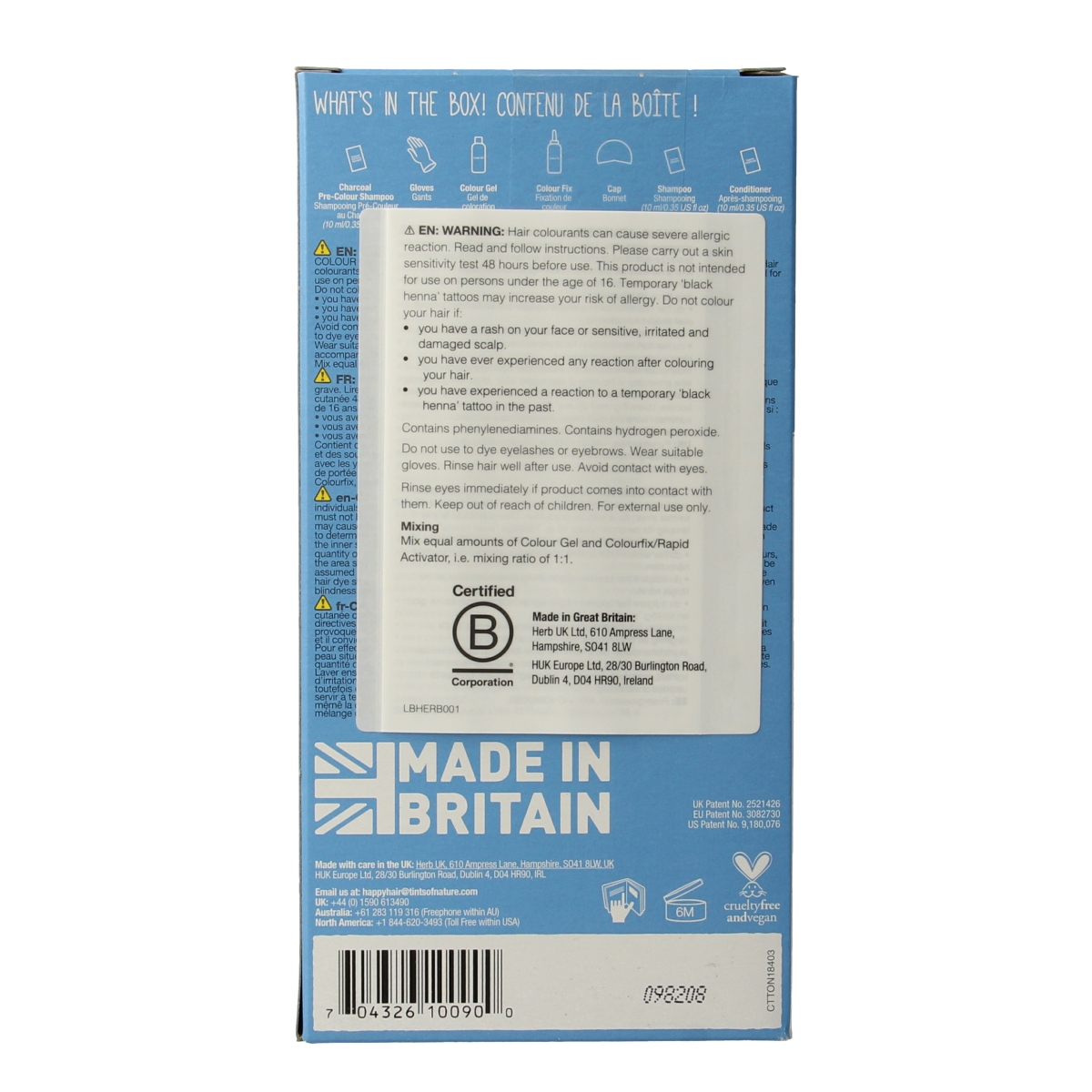 Tints Of Nature 10N platina blond 1.00 Set