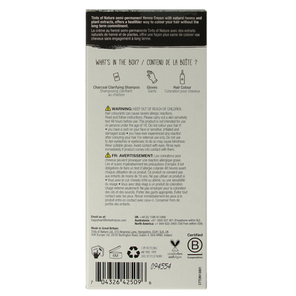 Tints Of Nature Henna cream dark brown semi permanent 70 Milliliter
