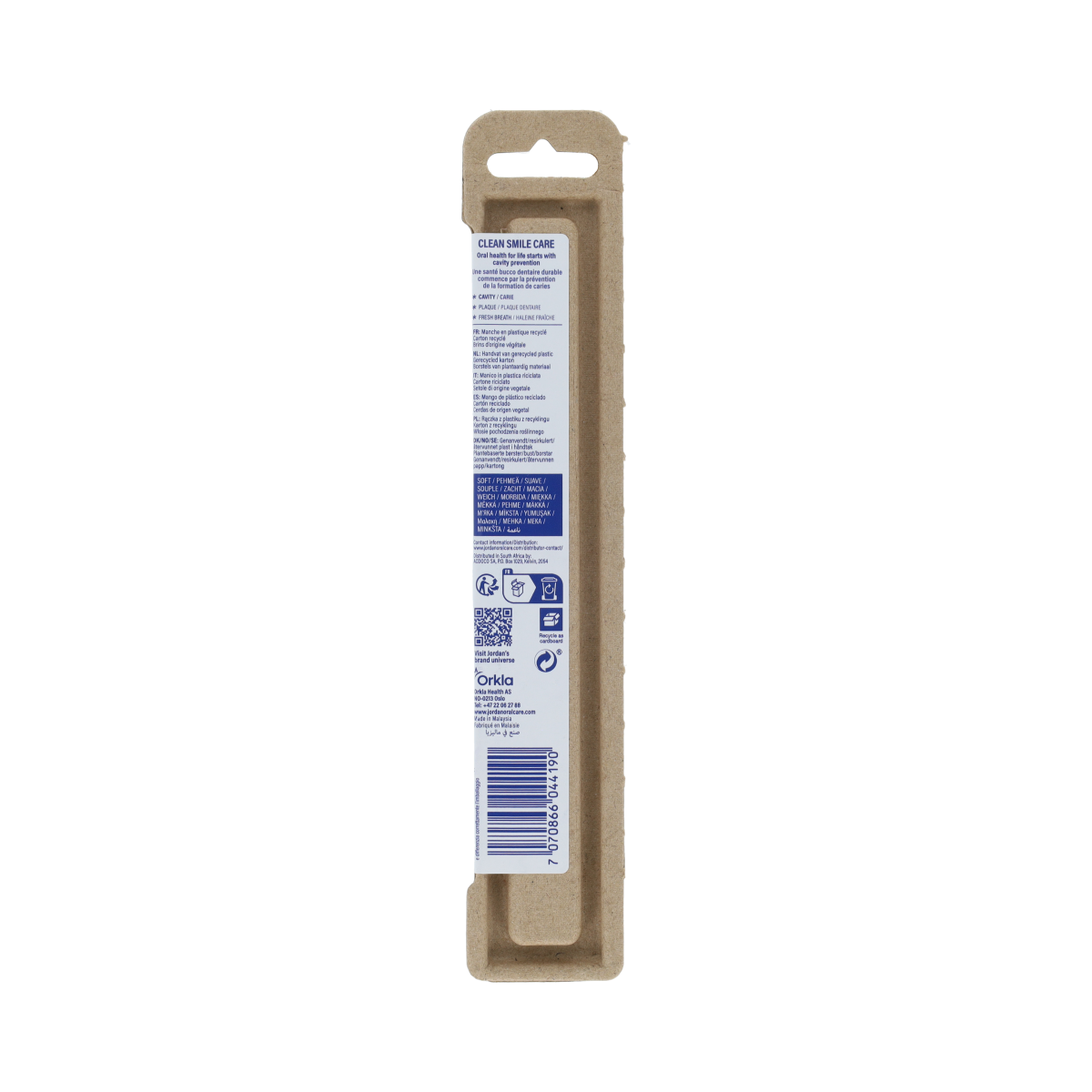 Jordan Tandenborstel Clean Smile Care Soft 1.00 Stuks