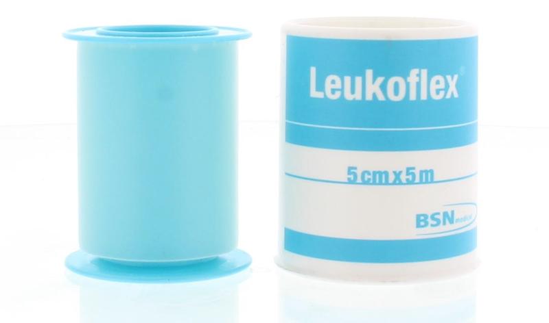 Leukoflex Hechtpleister 5m x 5cm 1 Stuks