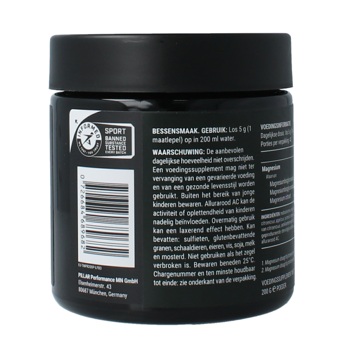PILLAR Triple magnesium berry pot 200.00 Gram
