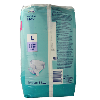Tena Proskin flex maxi L 22 Stuks