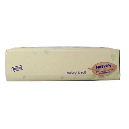 Tempo Tissue box natural & soft 4-laags 90 Stuks