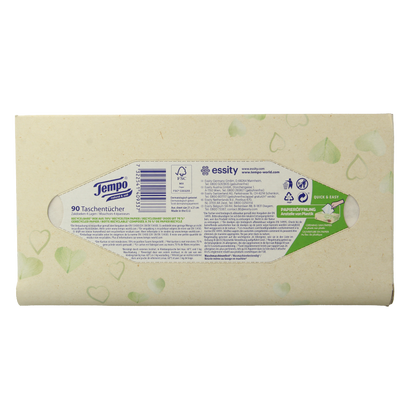 Tempo Tissue box natural & soft 4-laags 90 Stuks