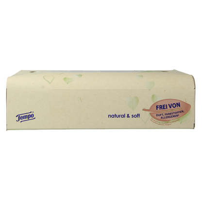 Tempo Tissue box natural & soft 4-laags 90 Stuks