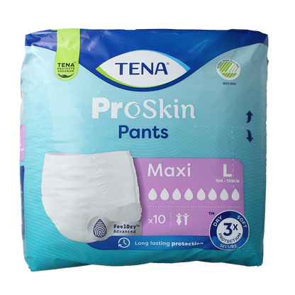 Tena Proskin pants maxi L 10.00 Stuks