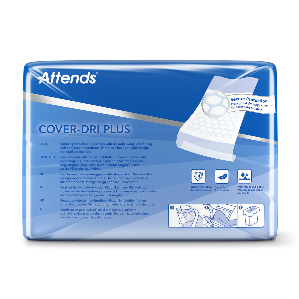 Attends Cover dri 80 x 170 7 Stuks
