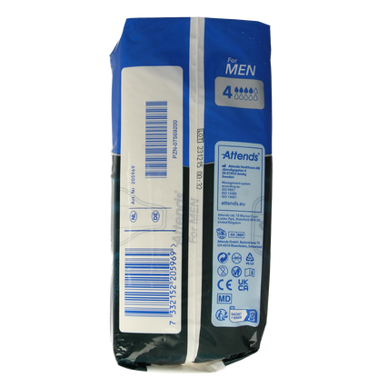 Attends For men 4 14.00 Stuks