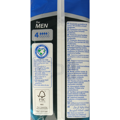Attends For men 4 14.00 Stuks