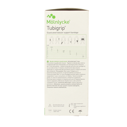 Tubigrip Elastisch buisverband B 10m x 6.25cm wit 1 Stuks