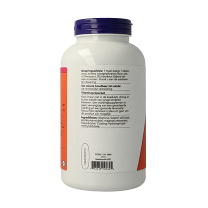 NOW C-1000 Sustained Release met rozenbottel 250.00 Tabletten
