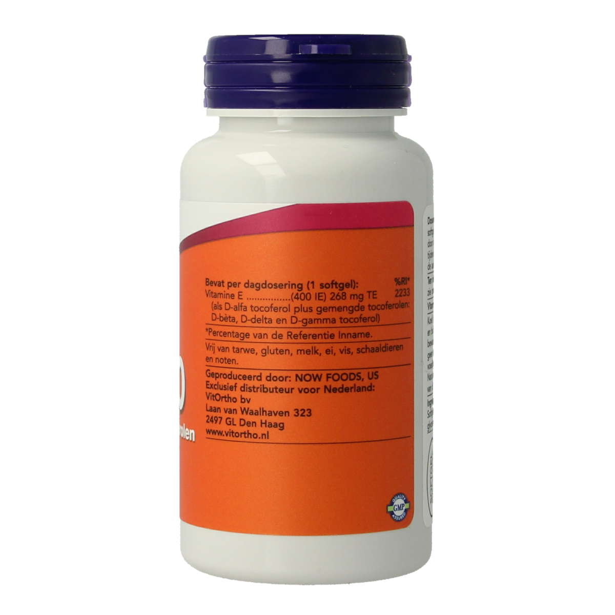 NOW Vitamine E-400 gemengde tocoferolen 100.00 Softgels