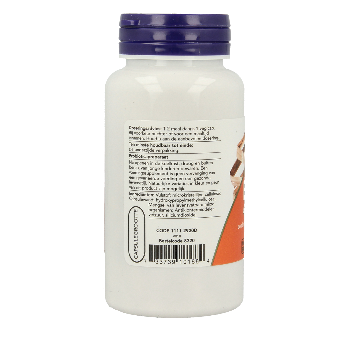 NOW Biotica 4x6 acidophilus 60.00 Vegetarische capsules