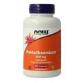 NOW Pantotheenzuur 500mg (B5) 100.00 Vegetarische capsules