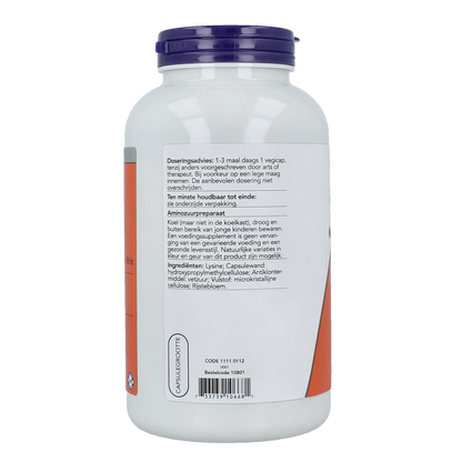 VitOrtho L-Lysine 500mg 250.00 Vegetarische capsules