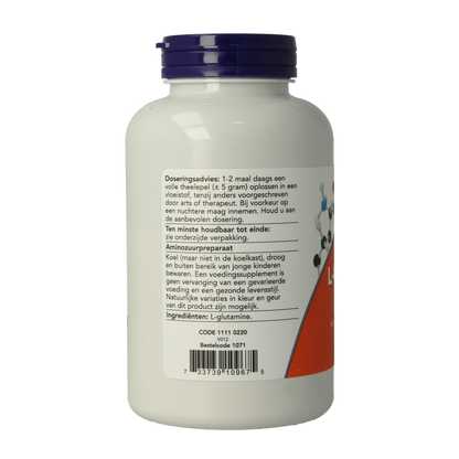 NOW L-Glutamine poeder 170.00 Gram