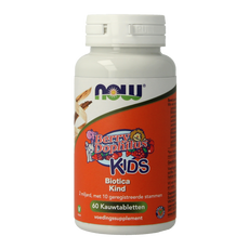 NOW Berry Dophilus™ Kids biotica kind 60.00 Kauwtabletten