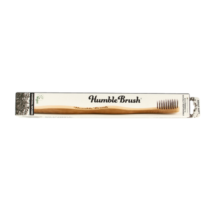 The Humble Co Tandenborstel bamboe -charcoal 1.00 Stuks