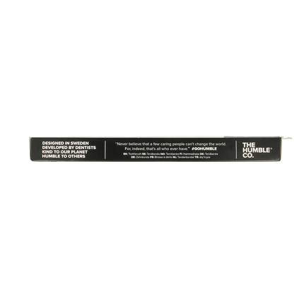 The Humble Co Tandenborstel bamboe -charcoal 1.00 Stuks