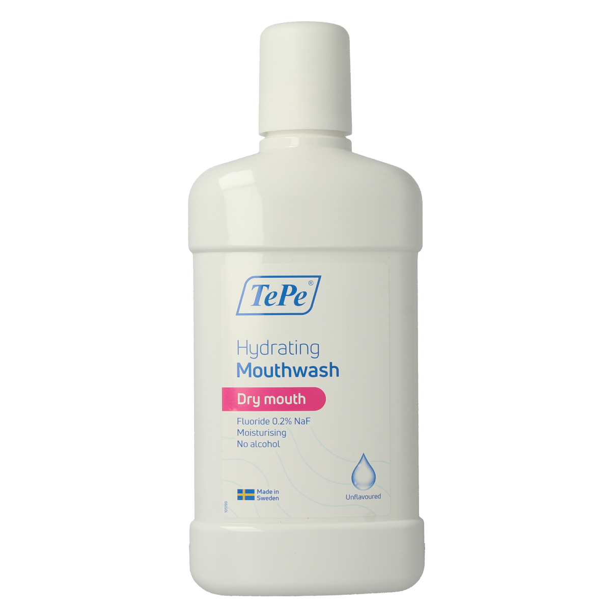 TePe Hydraterende mondspoeling droge mond unflavoured 500.00 Milliliter