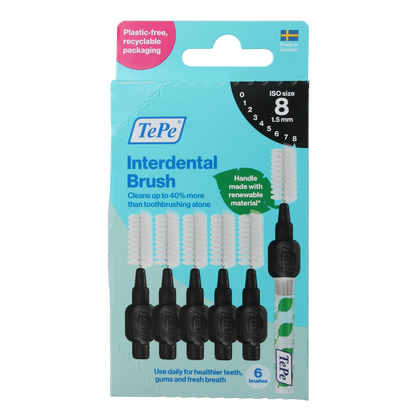 TePe Interdentale ragers original zwart 1,5mm maat 8 6.00 Stuks