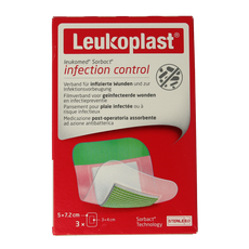 Leukomed Sorbact infection control 5 x 7.2cm 3.00 Stuks