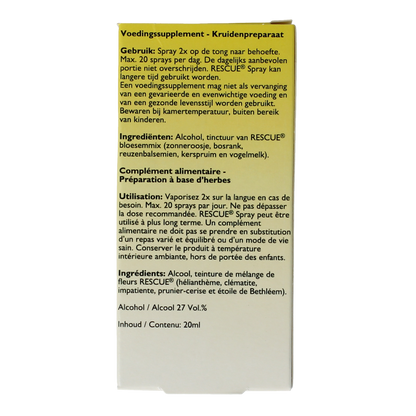 Bach Rescue Rescue remedy spray 20.00 Milliliter