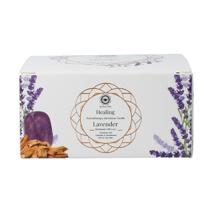 Bolsius Gemstone candle healing lavender 70 Gram
