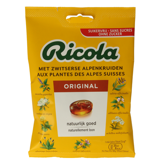 Ricola Original suikervrij 75.00 Gram
