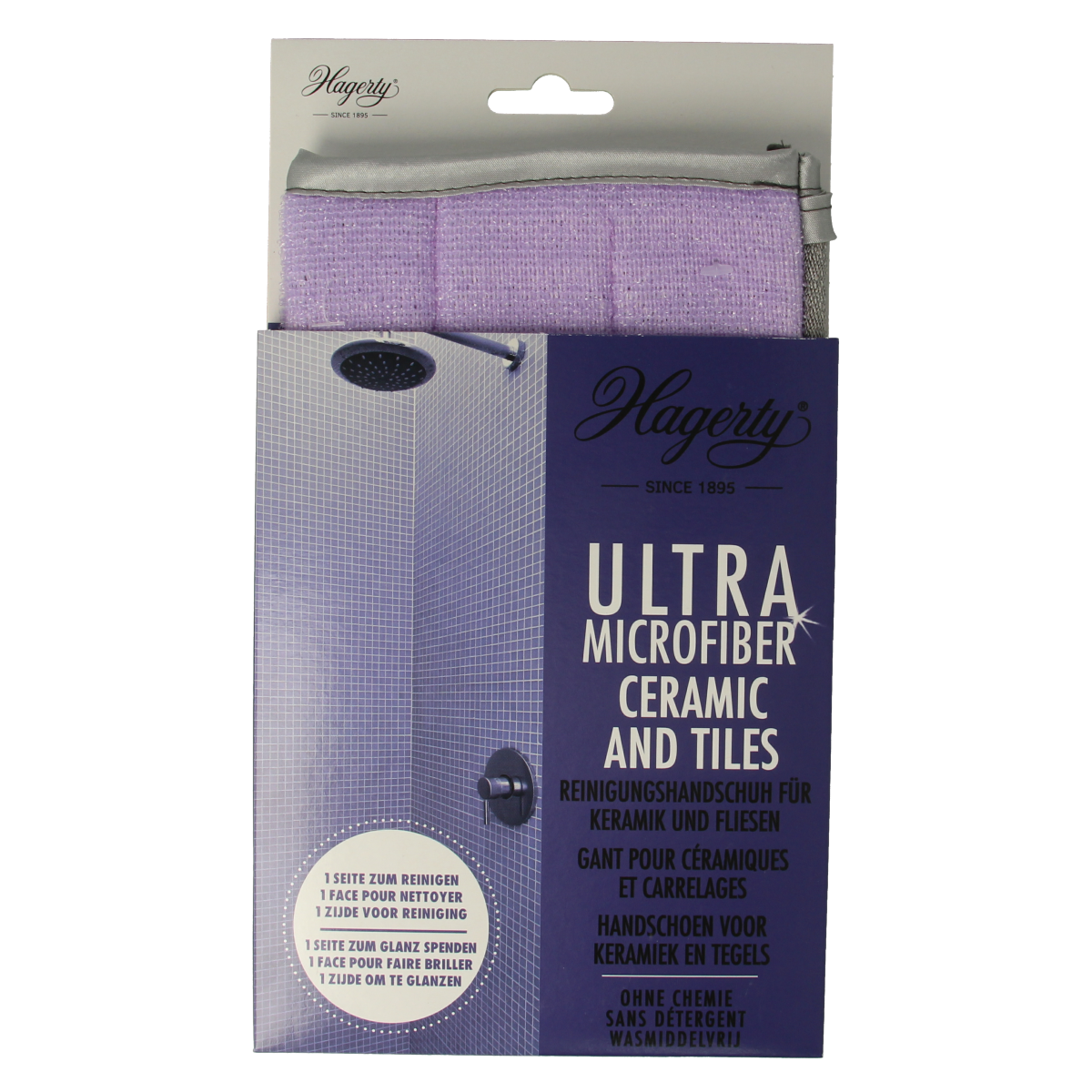 Hagerty Microfiber gloves ceramic & tiles 1.00 Stuks