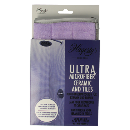 Hagerty Microfiber gloves ceramic & tiles 1.00 Stuks