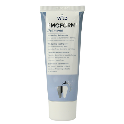 Emoform Tandpasta diamond whitening met fluoride 75.00 Milliliter