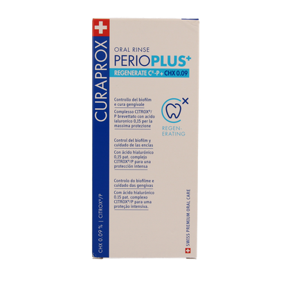 Curaprox Perio plus+ regenerate CHX 0.09 mondspoeling 200.00 Milliliter