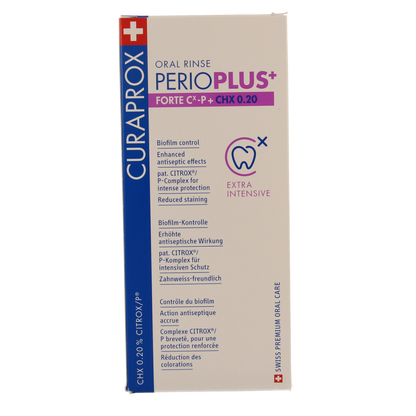 Curaprox Perio plus+ forte CHX 0.20 mondspoeling 200.00 Milliliter