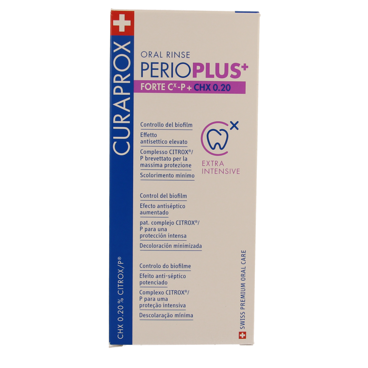 Curaprox Perio plus+ forte CHX 0.20 mondspoeling 200.00 Milliliter