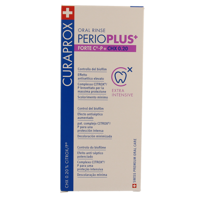 Curaprox Perio plus+ forte CHX 0.20 mondspoeling 200.00 Milliliter