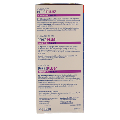 Curaprox Perio plus+ forte CHX 0.20 mondspoeling 200.00 Milliliter