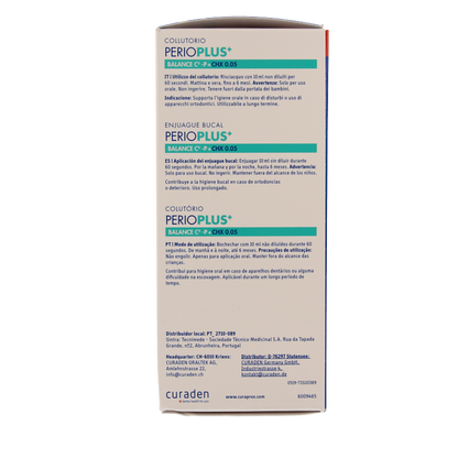 Curaprox Perio plus+ balance CHX 0.05 mondspoeling 200 Milliliter