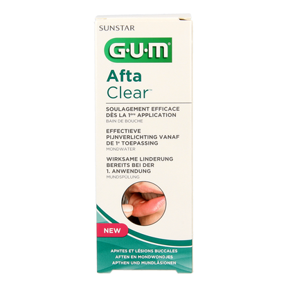 GUM Aftaclear mondwater 120.00 Milliliter