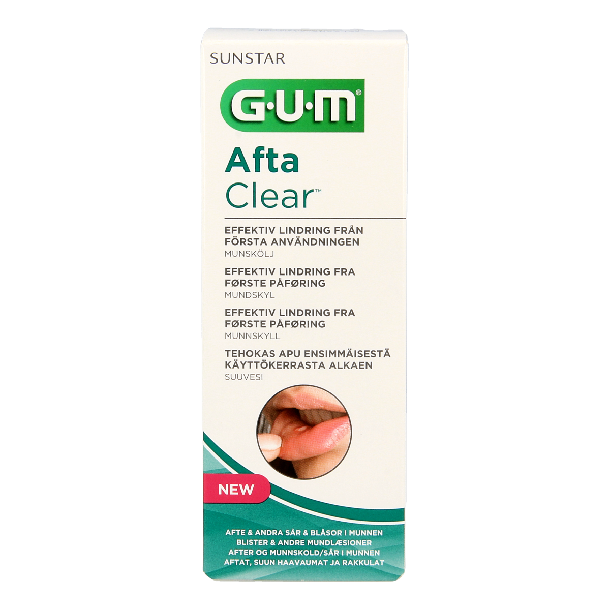 GUM Aftaclear mondwater 120.00 Milliliter