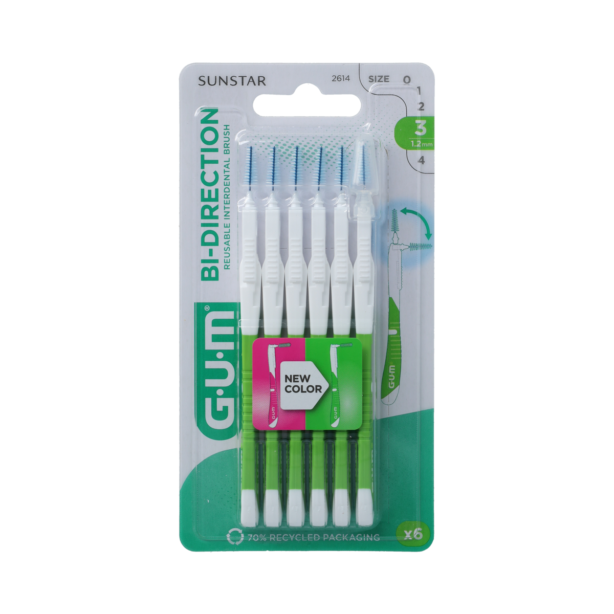 GUM Bi-direction 1.2mm  6.00 Stuks