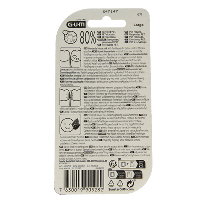 GUM Soft picks comfort flex mint large 40 Stuks