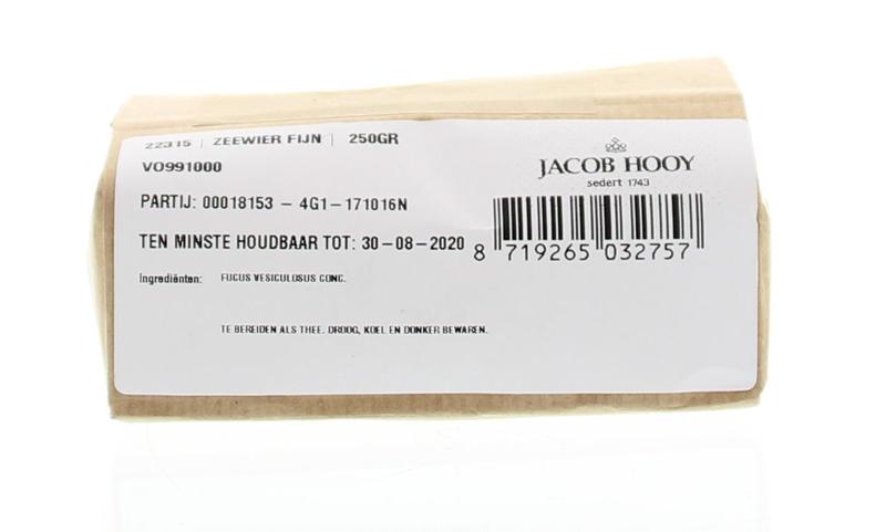 Jacob Hooy Zeewier fijn 250.00 Gram