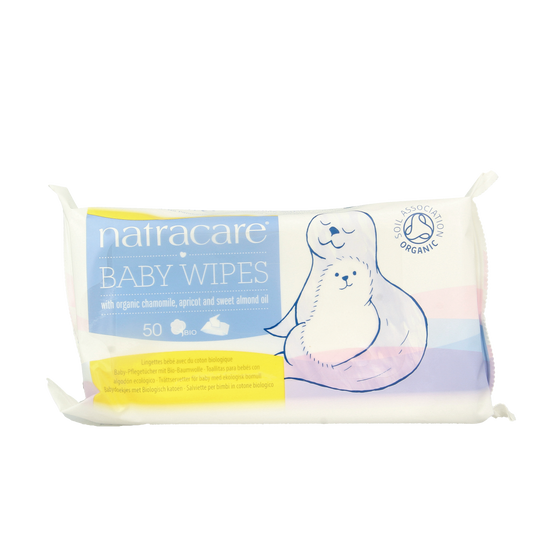 Natracare Babydoekjes 50.00 Stuks