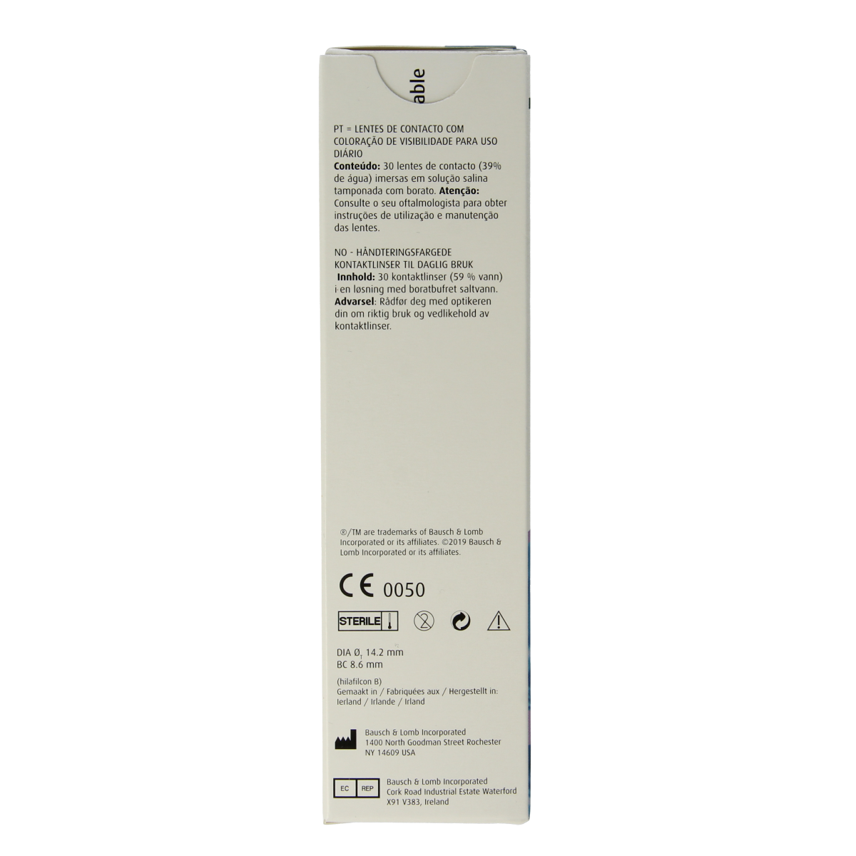 Bausch & Lomb Daglenzen -4.50 30.00 Stuks