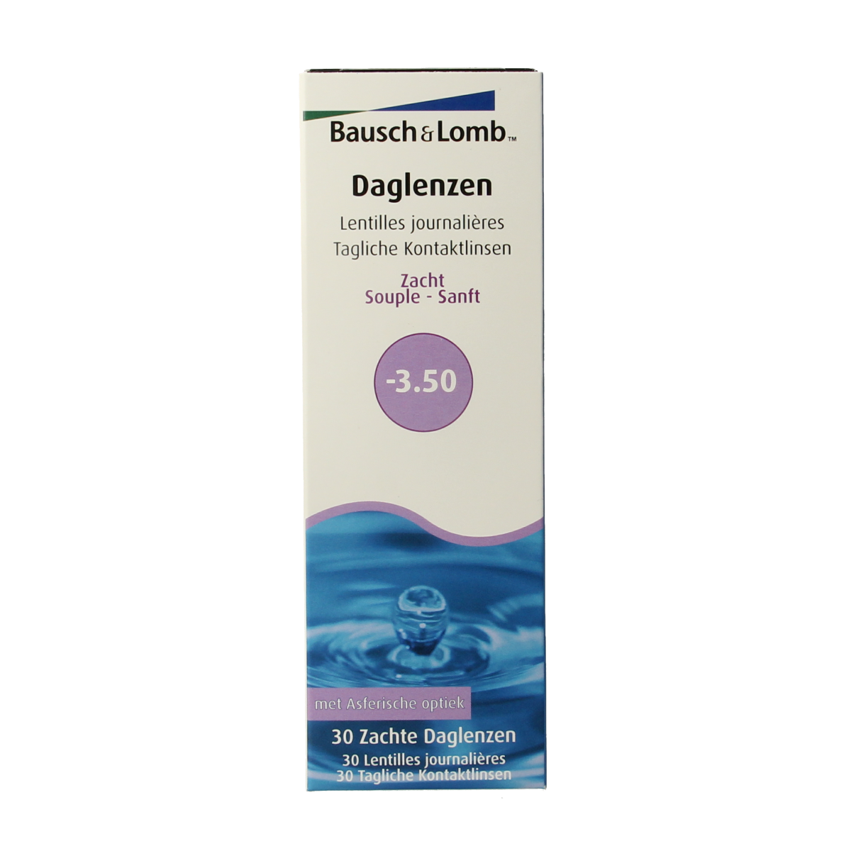 Bausch & Lomb Daglenzen -3.50 30.00 Stuks