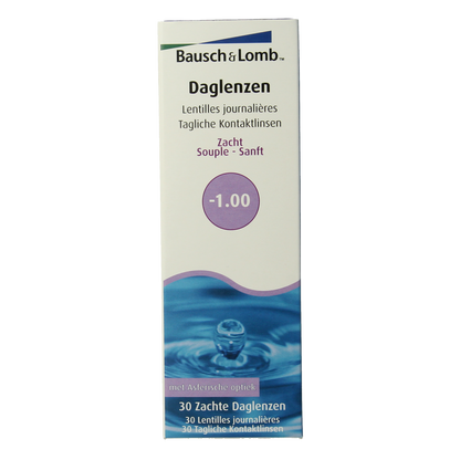 Bausch & Lomb Daglenzen -1.00 30.00 Stuks