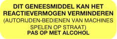Blockland Strooketiket reactievermogen geel 30 x 10mm 1000.00 Stuks