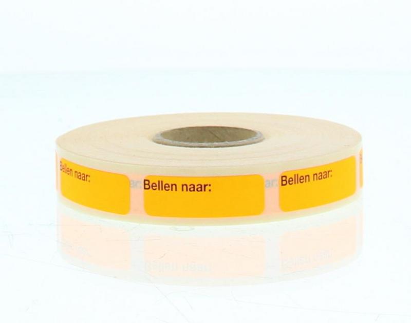Blockland Strooketiket bellen naar 30x10mm 1000.00 Stuks