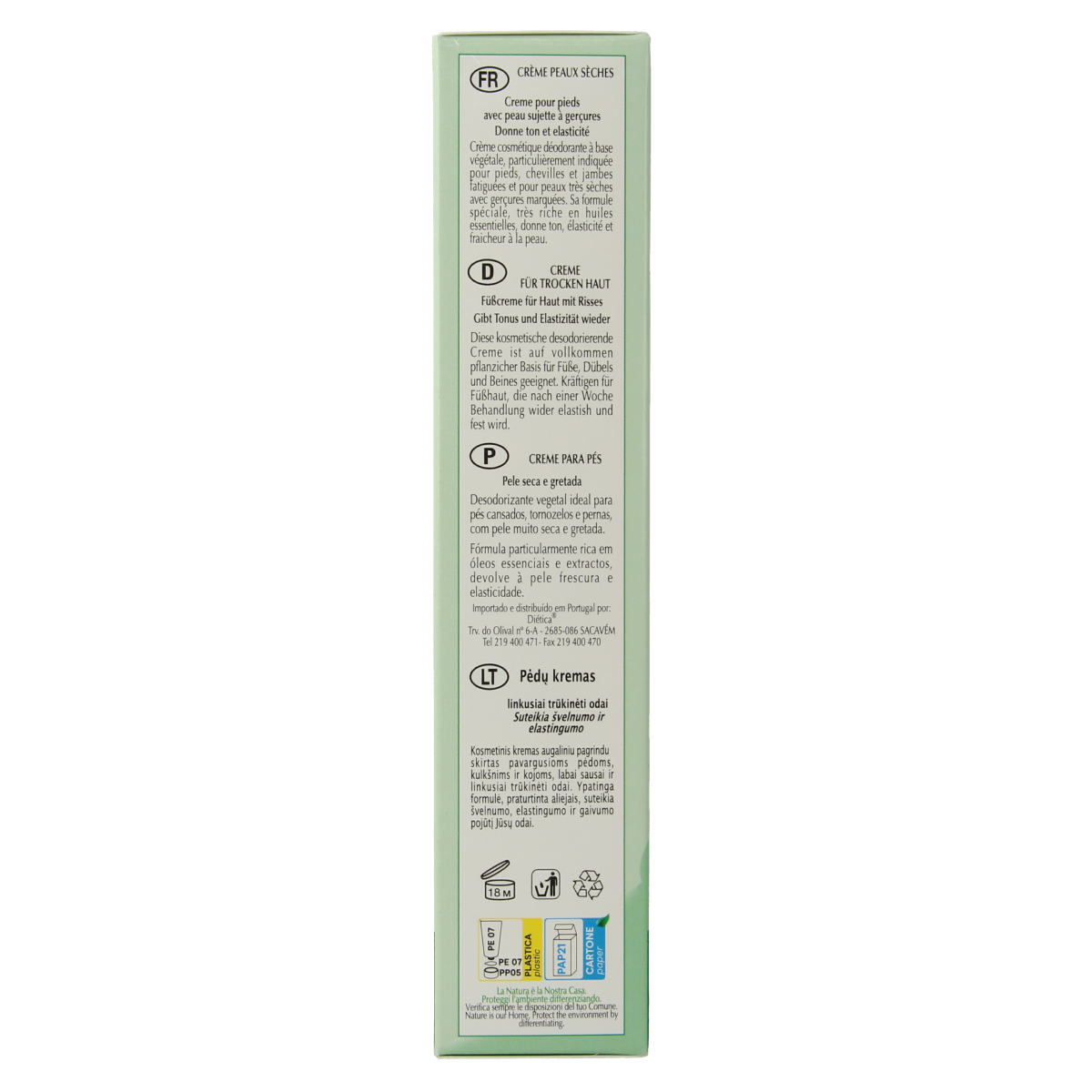 Pedyx Voetcreme droge huid 100.00 Milliliter